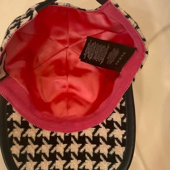 Authentic GUCCI Houndstooth Baseball Cap. EUC - Picture 4 of 10